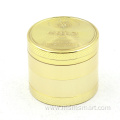 50mm four-layer super gold cheap grinder smoking accessories